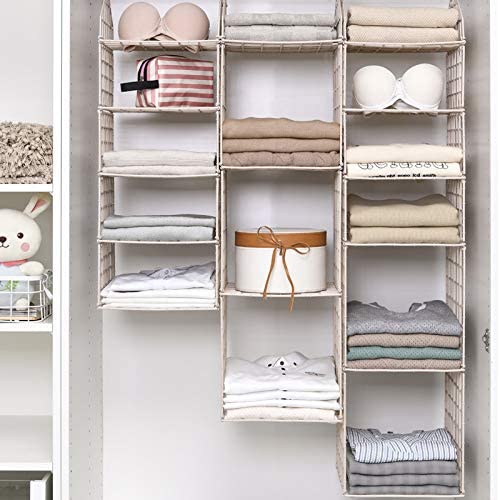 5‑Layer Hanging Wardrobe Organizer Rack for Clothes