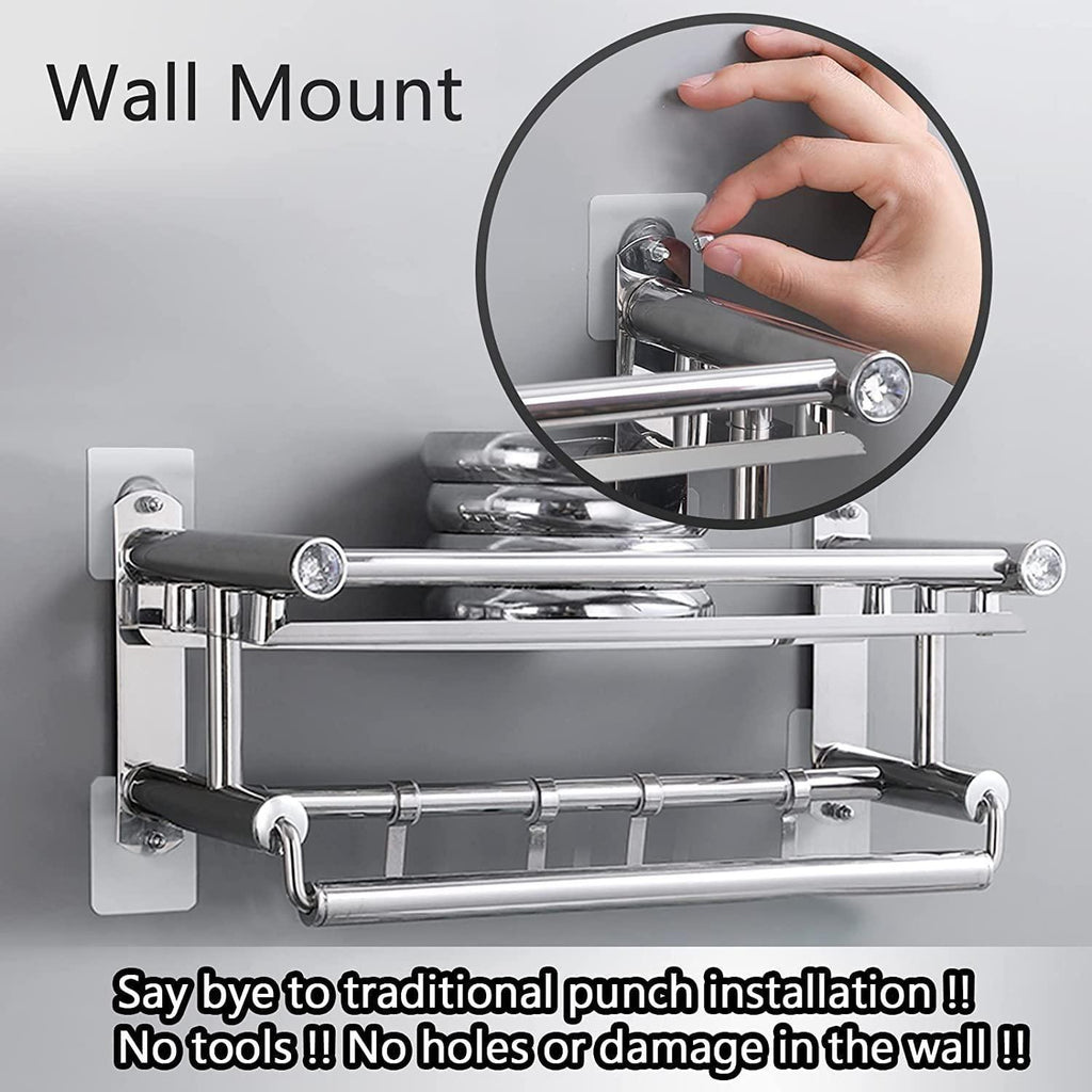 Wall‑Mount Adhesive Screw Hooks, 10‑Piece Set for Home