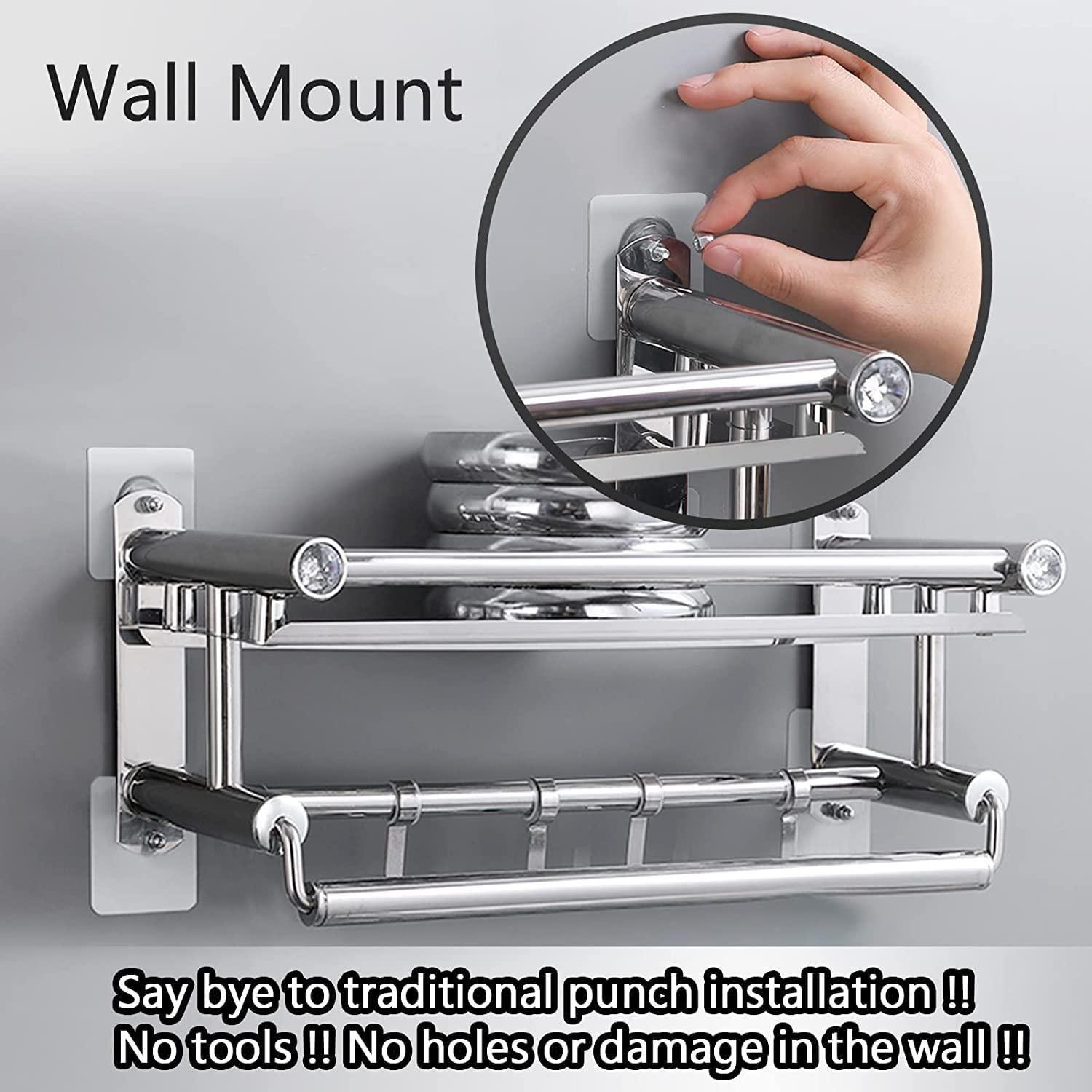 Wall‑Mount Adhesive Screw Hooks, 10‑Piece Set for Home