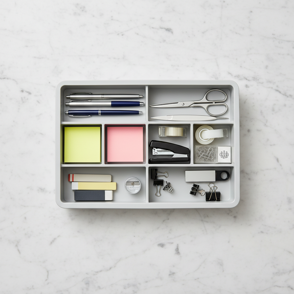 Flat Lay Organizer Tray