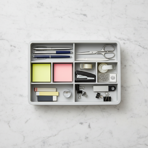 Flat Lay Organizer Tray